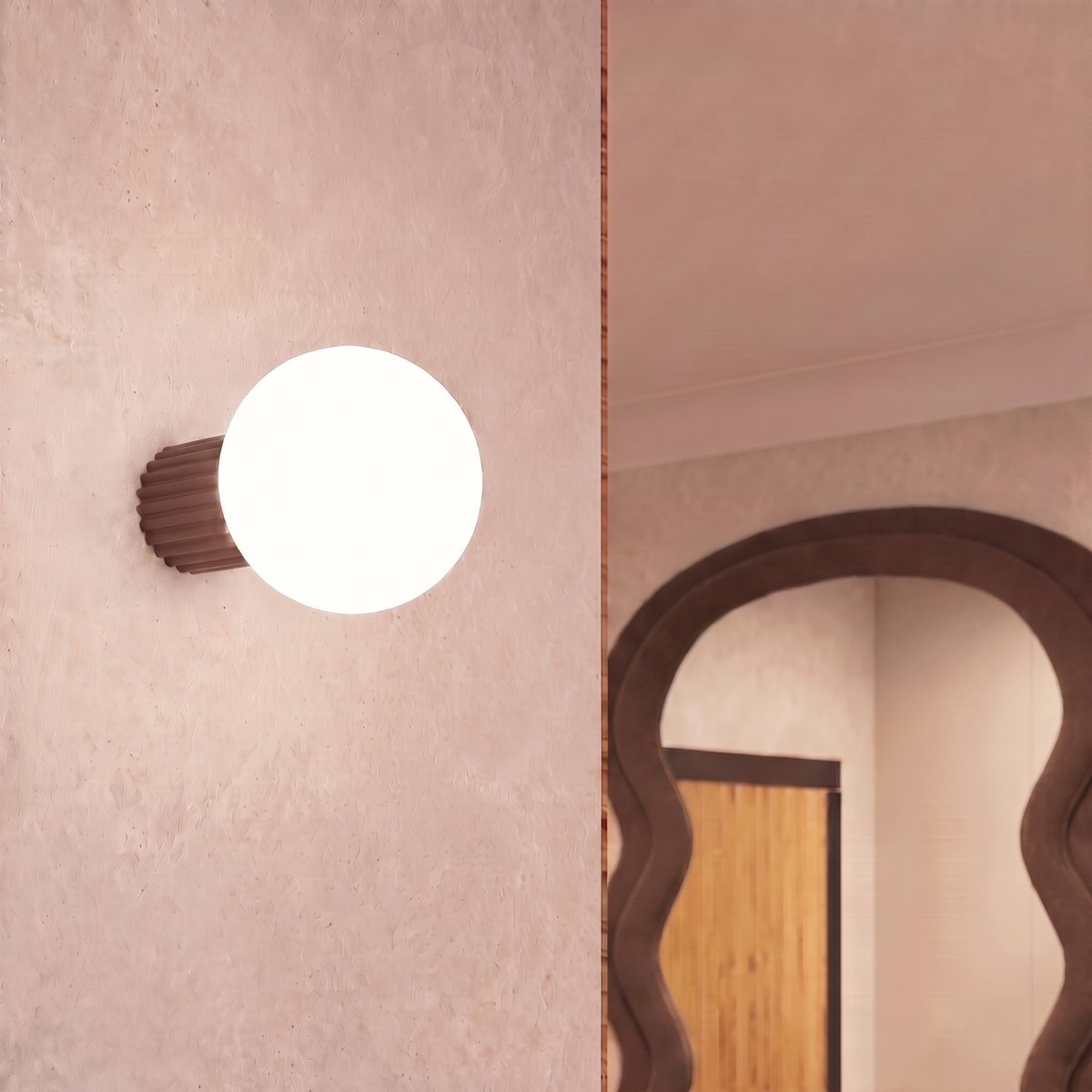 Applique murale Aluminium Brun G9 1 Halo brun, EDEN