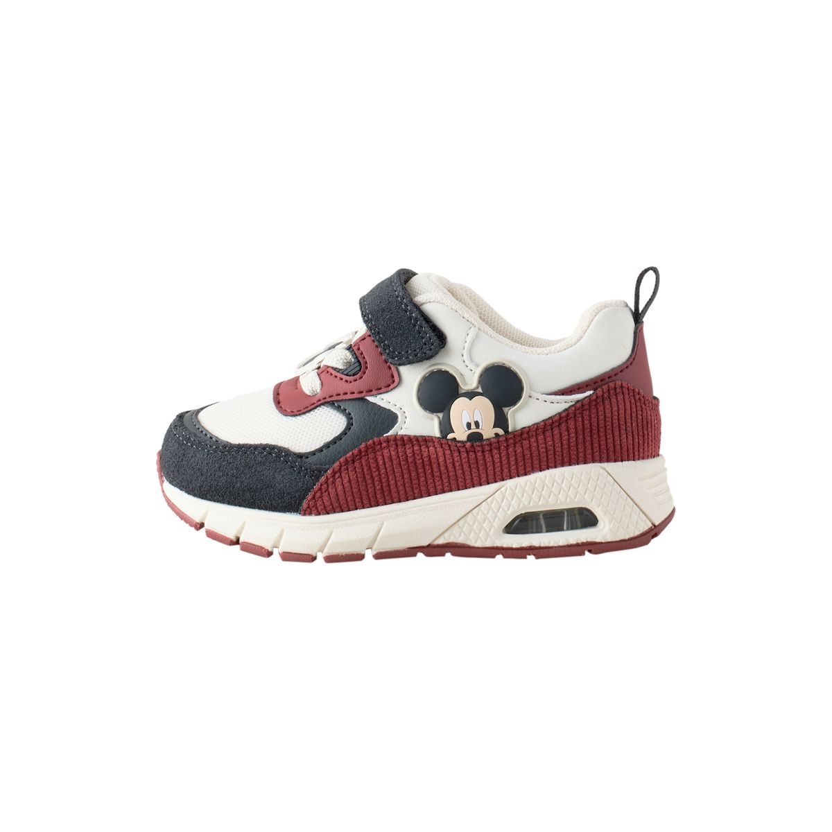 Baskets à lacets élastiques mickey mouse rouge, NEXT