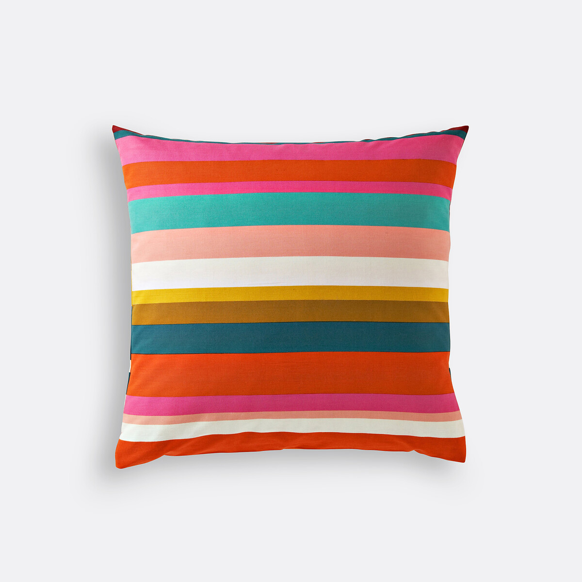 Taie d'oreiller coton, Paraiso orange/rose/turquoise/jaune, LA REDOUTE INTERIEURS