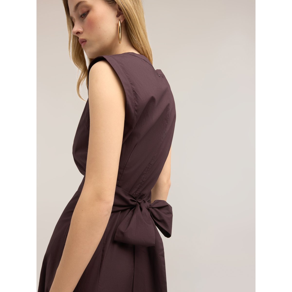 Robe ligne A marron, MOTIVI