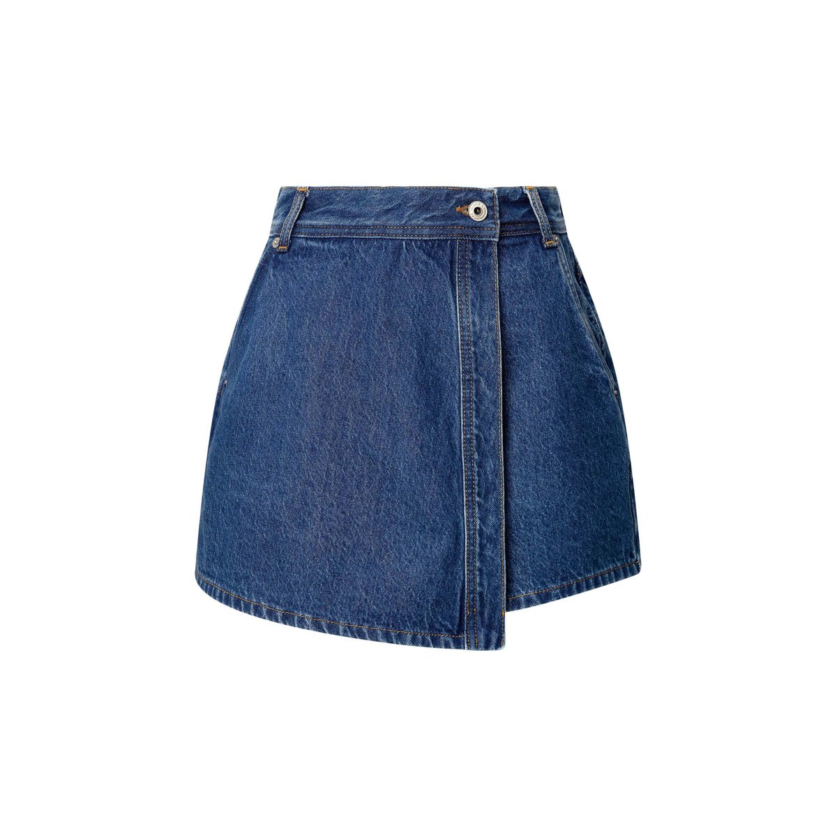 Jupe Pantalon En Denim Coupe Regular medium clean, PEPE JEANS