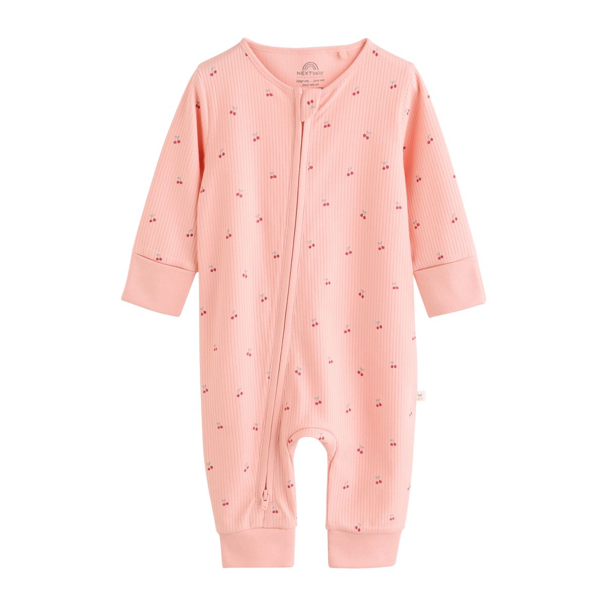 Dors-bien à zip double sens bébé, lot de 4 imprimé cerise rose, NEXT