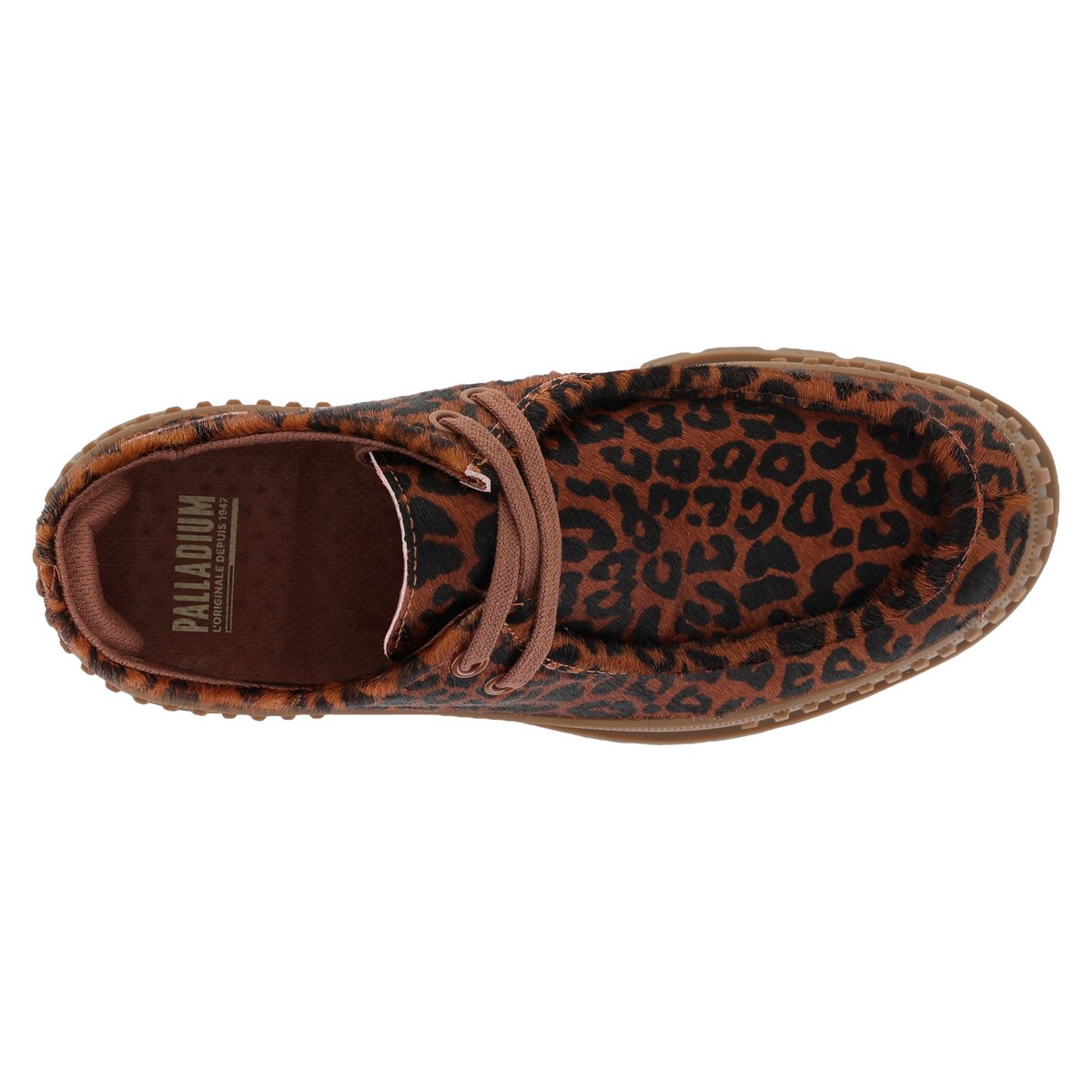 Baskets basses en suede PALLASHOCK MOC WILD marron-brown clay /black, PALLADIUM