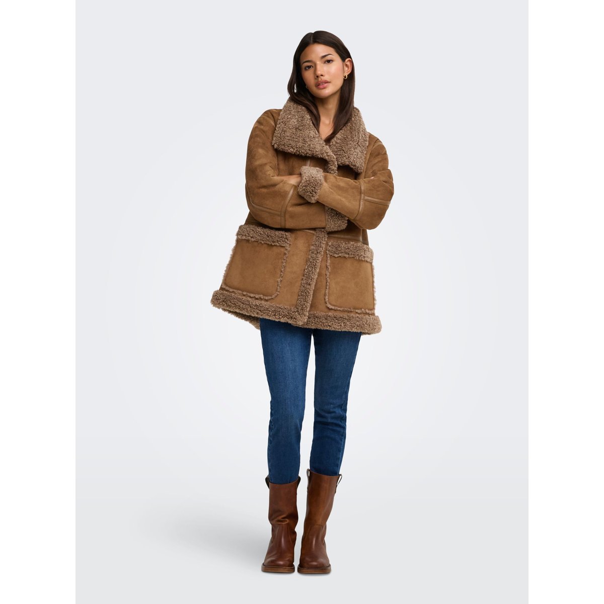 Veste marron - otter 1, ONLY