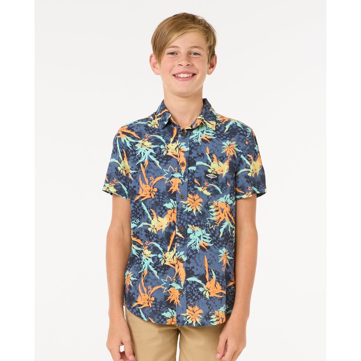 Chemise RAW ENERGY SHIRT - BOY vintage navy, RIP CURL