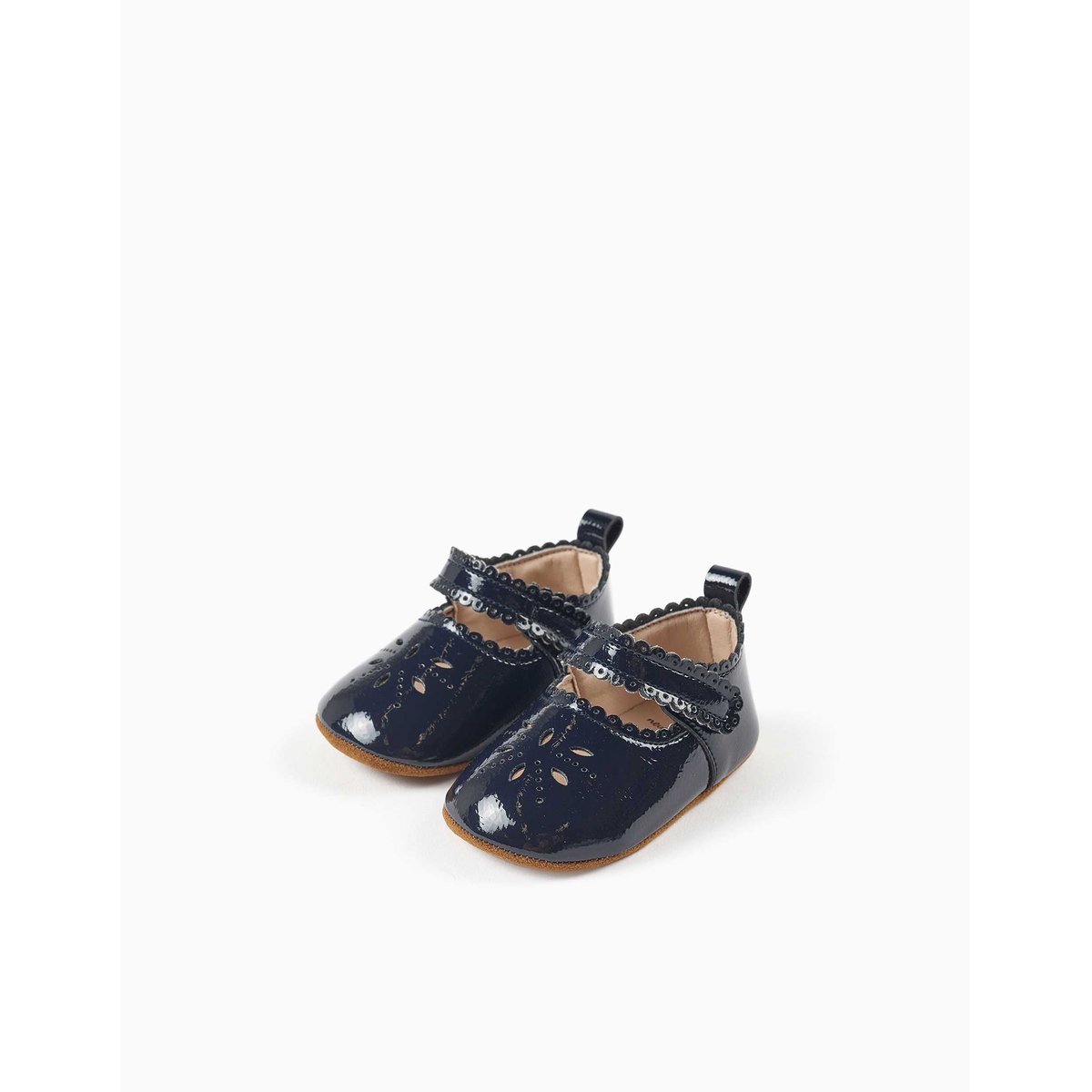 Babies pré-marche vernies avec fermeture à scratch multicolore, ZIPPY