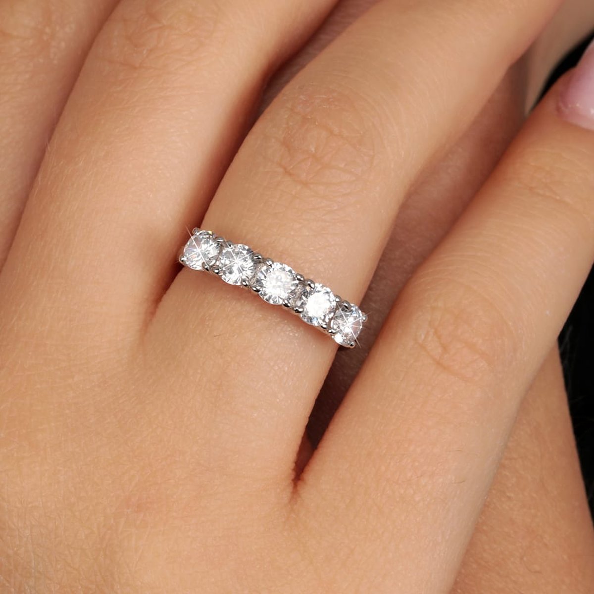 Bague en zircons et argent 925 SCINTILLE argent, MORELLATO