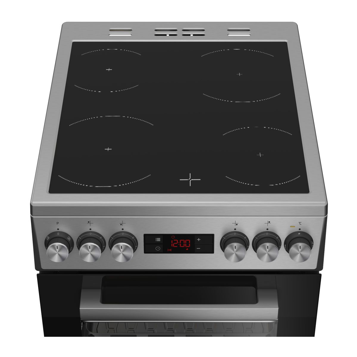 Cuisinière vitrocéramique FSE57300GX couleur unique, BEKO