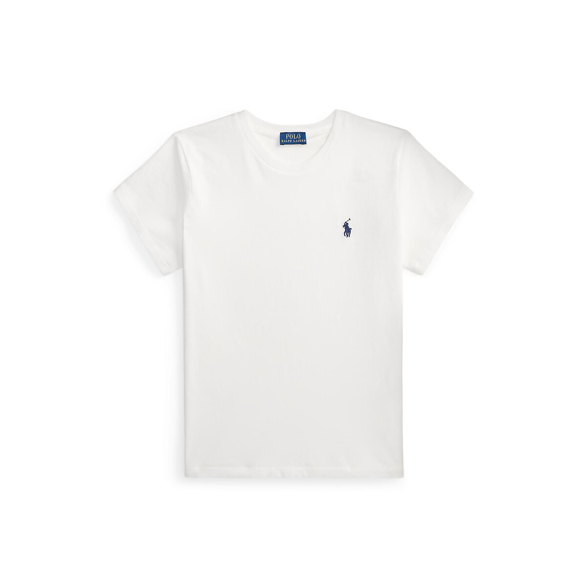 Crew Neck T-Shirt with Short Sleeves white, POLO RALPH LAUREN