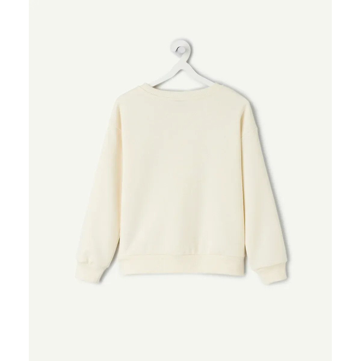 Sweat col rond blanc, TAPE A L'OEIL