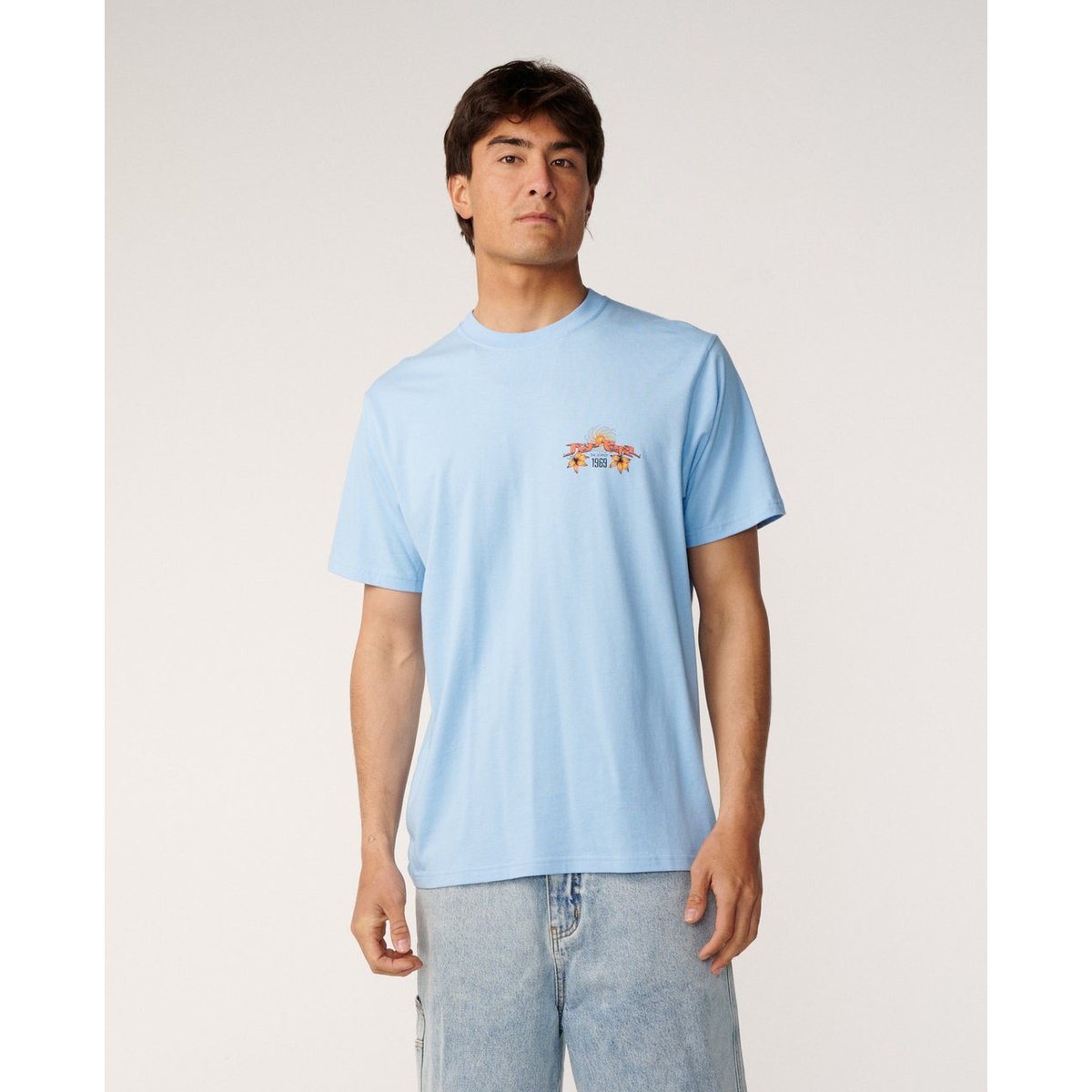 T-shirt relax HAZED & TUBED cloche bleue, RIP CURL