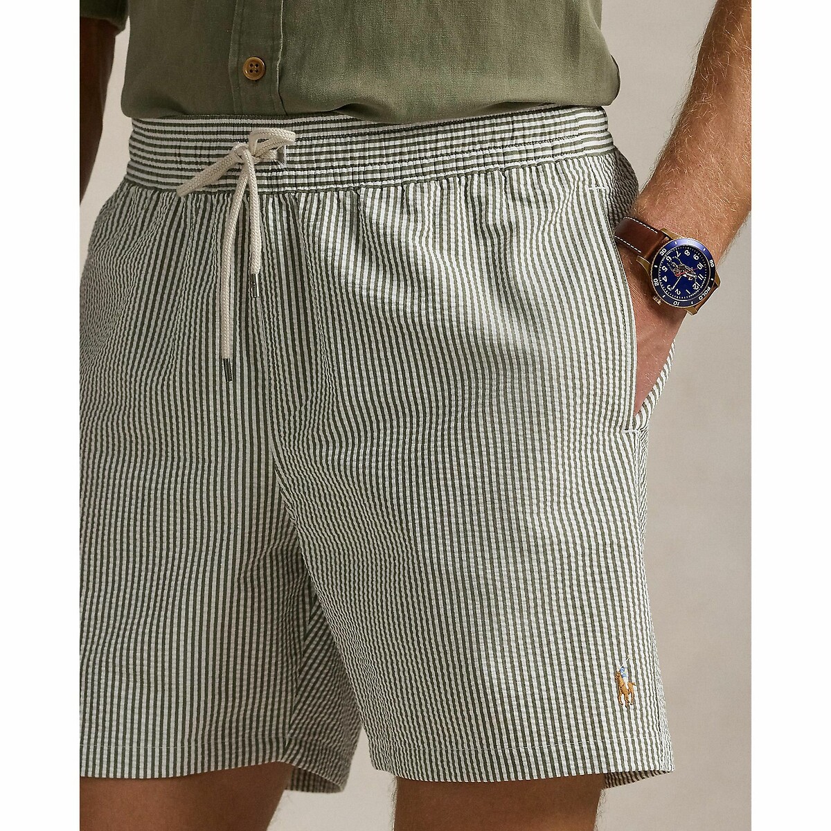 Traveler Classic zwemshort 14,6 cm olijfgroen, POLO RALPH LAUREN