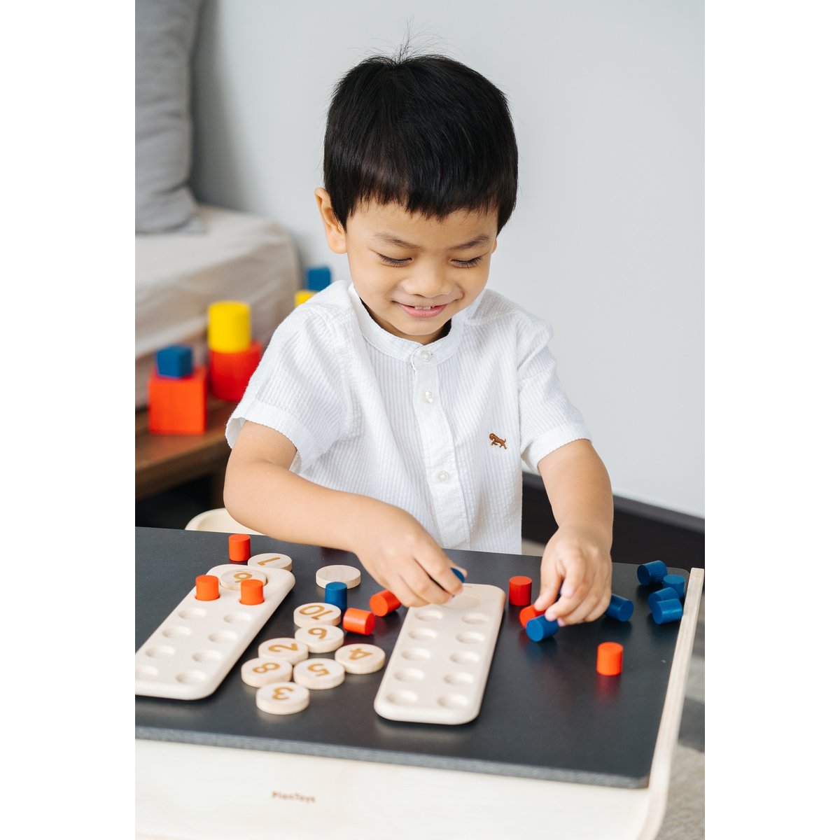 Apprendre à compter beige, PLAN TOYS