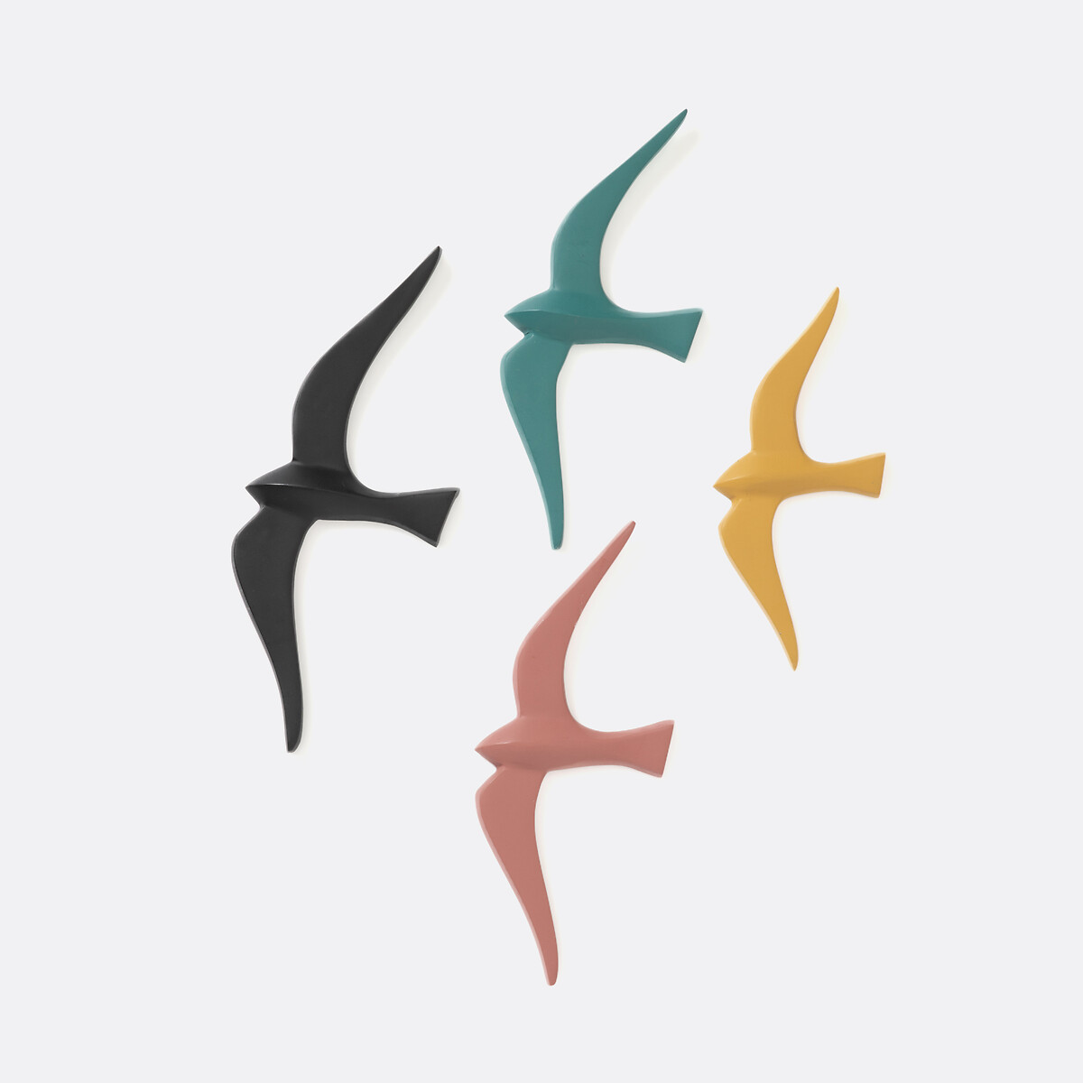 Lote de 3 decoraciones de pared de aves, Tuga tierra de siena, LA REDOUTE INTERIEURS