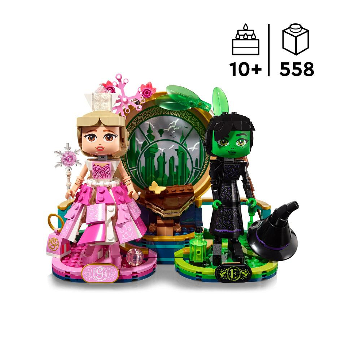 LEGO Wicked - Figurines d'Elphaba et de Glinda - 75682 multicolore, LEGO