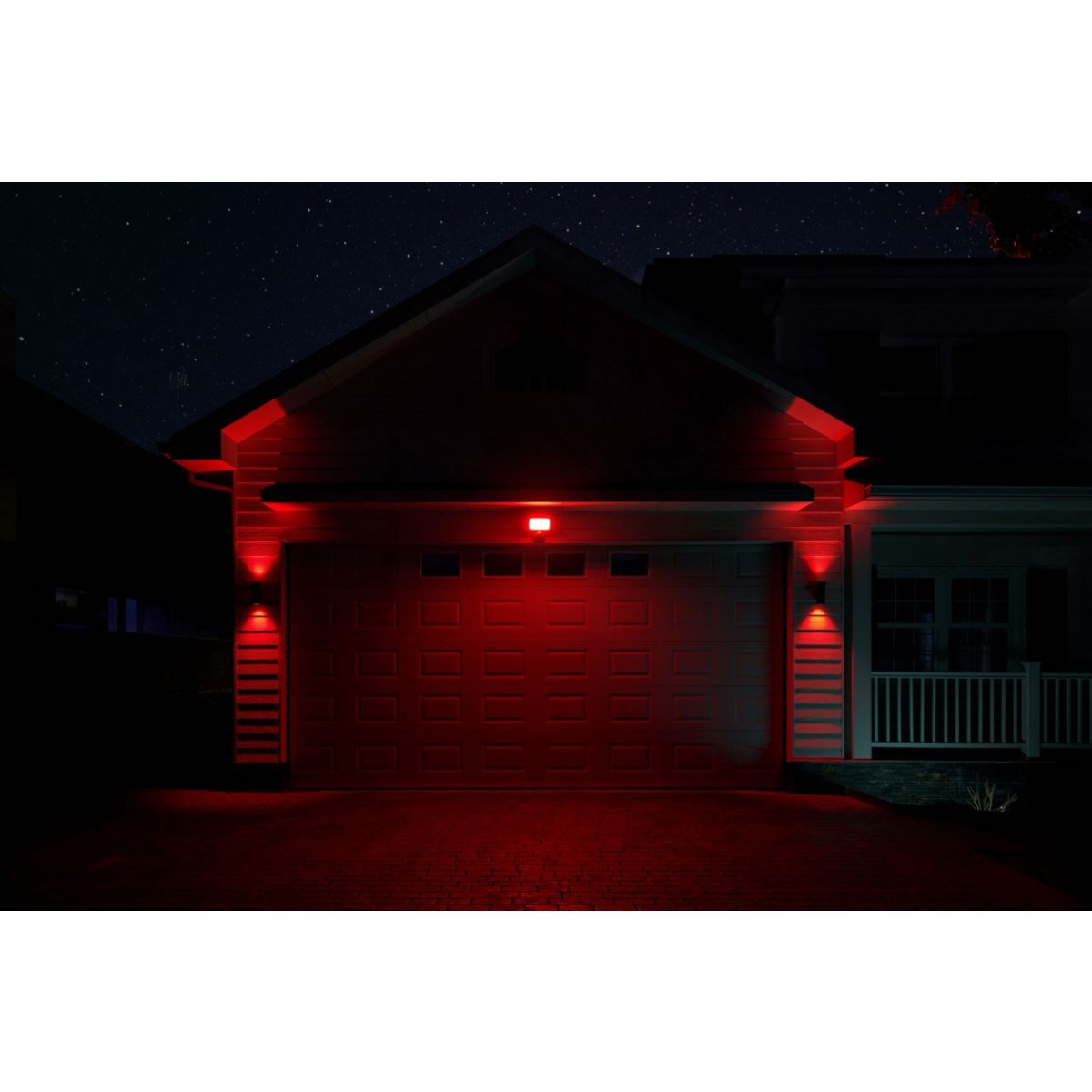 Caméra de surveillance HUE Secure 1080p Floodlight filaire couleur unique, PHILIPS HUE