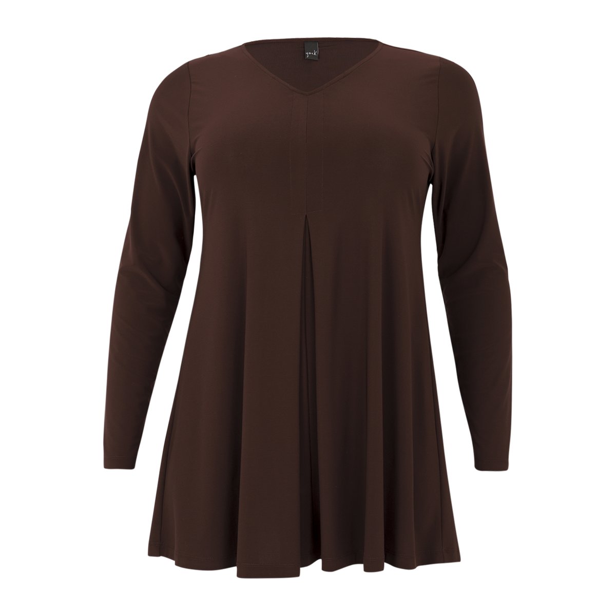 Tunique avec manches longues marron, YOEK