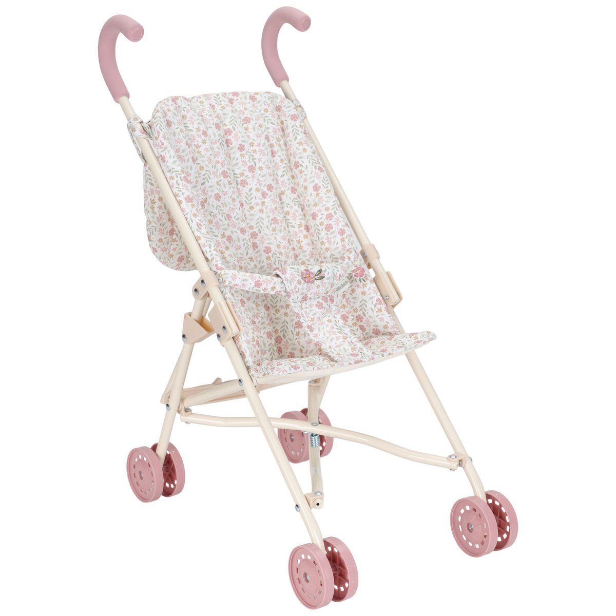 Poussette pour poupée rose, LITTLE DUTCH