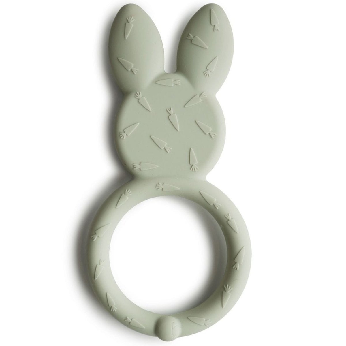 Anneau de dentition en silicone vert d'eau, MUSHIE