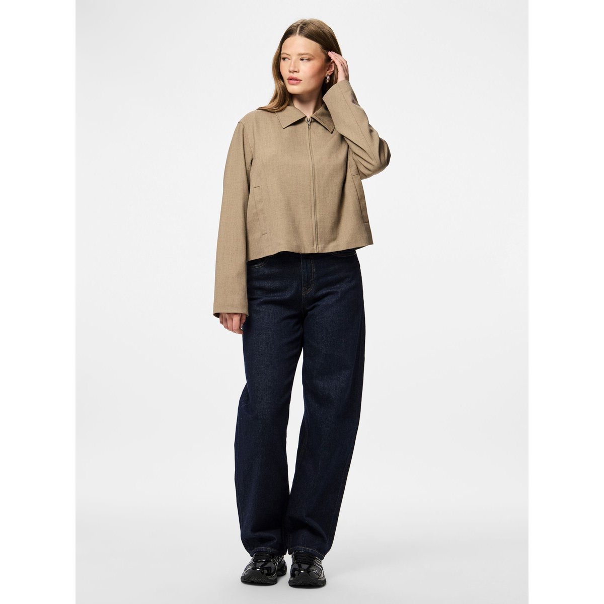 Blazer greige, PIECES