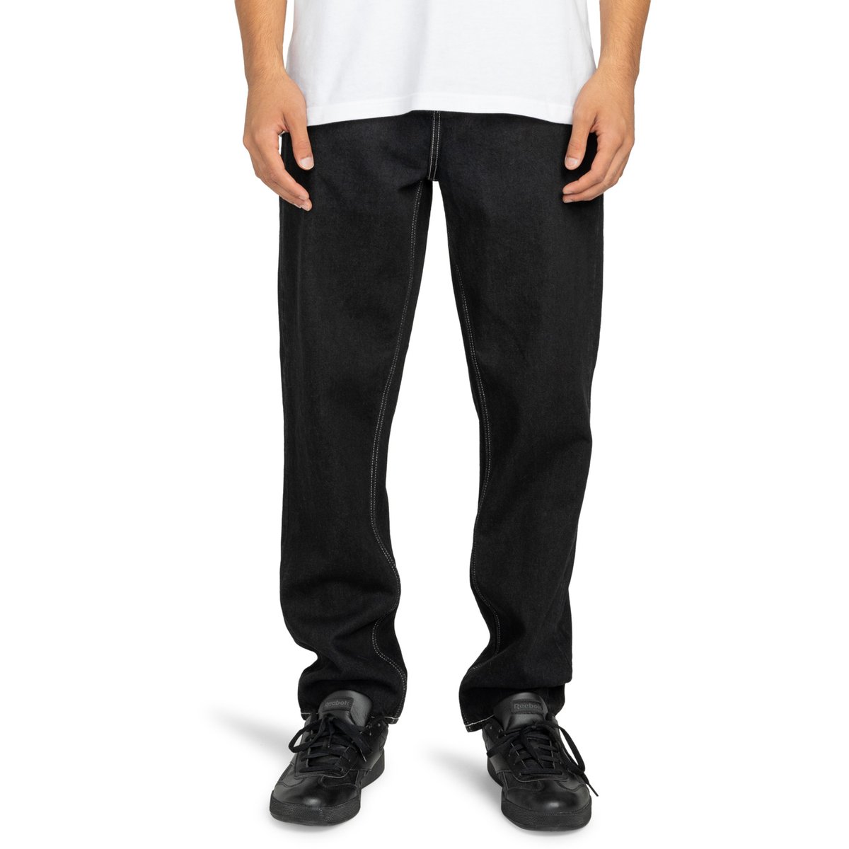 Jean REGULAR 5 DENIM noir washed black, ELEMENT