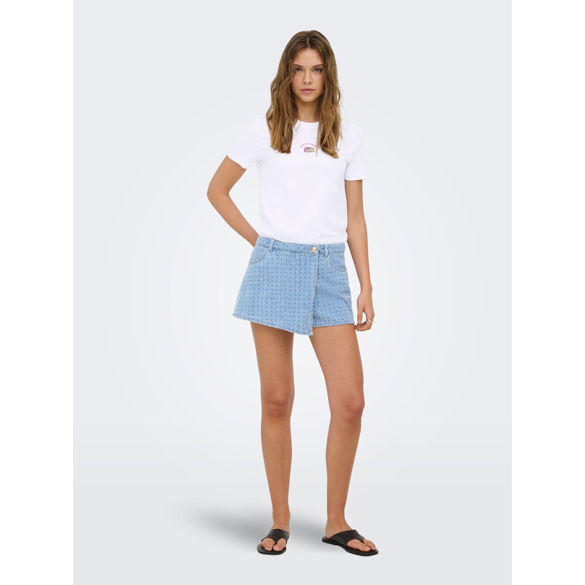 Jupe En Denim light blue denim, ONLY
