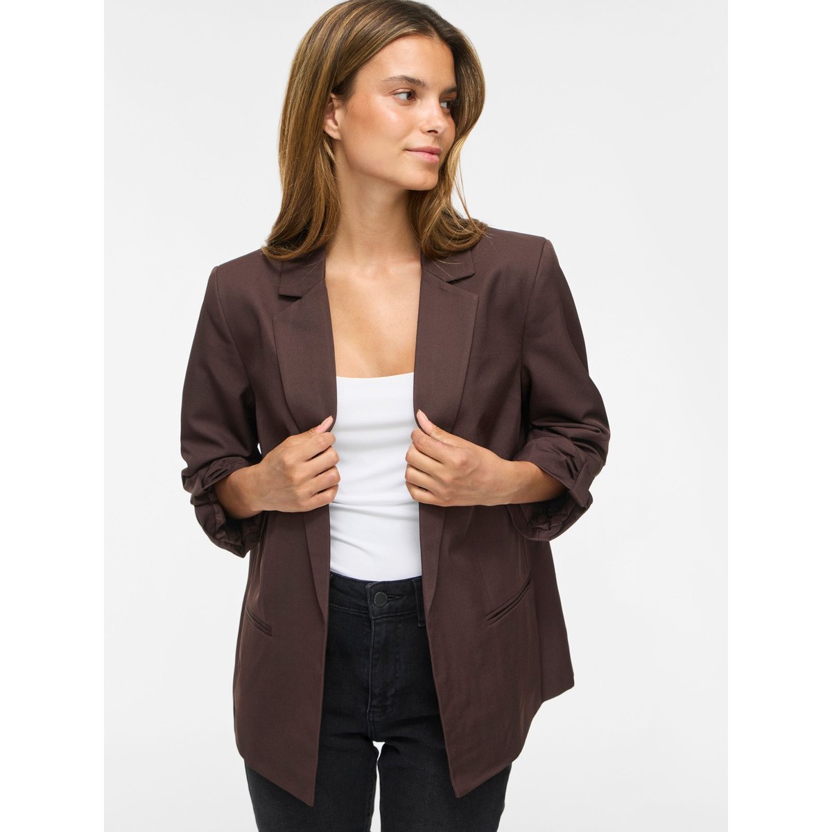 Blazer marron - coffee bean1, VILA