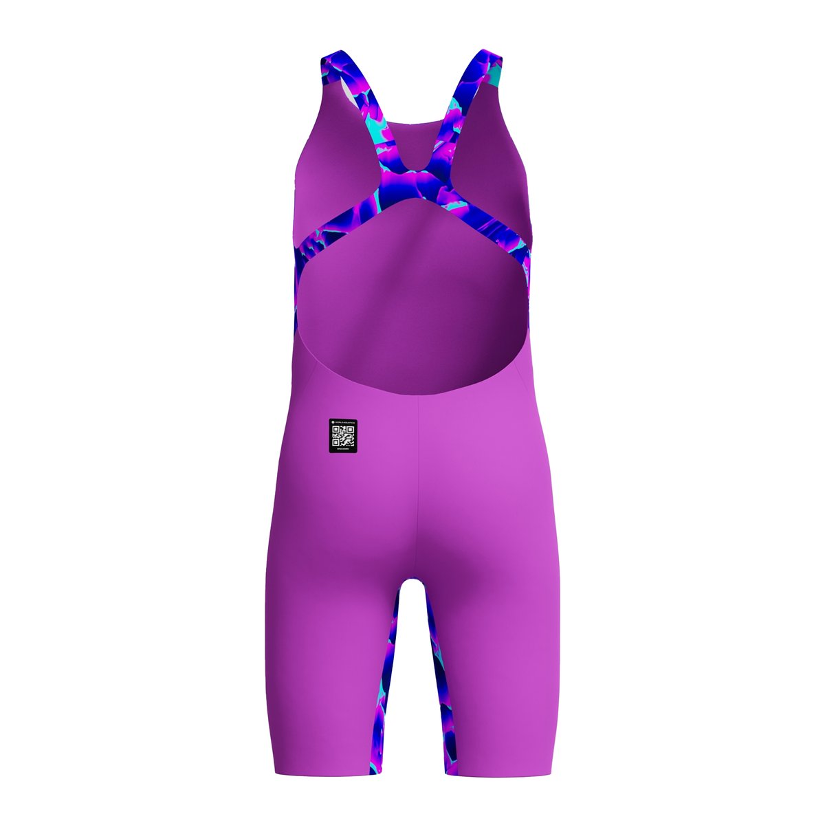 Maillot de bain shorty motif/style imprimé numérique FASTSKIN ENDURANCE+ MAX violet, SPEEDO