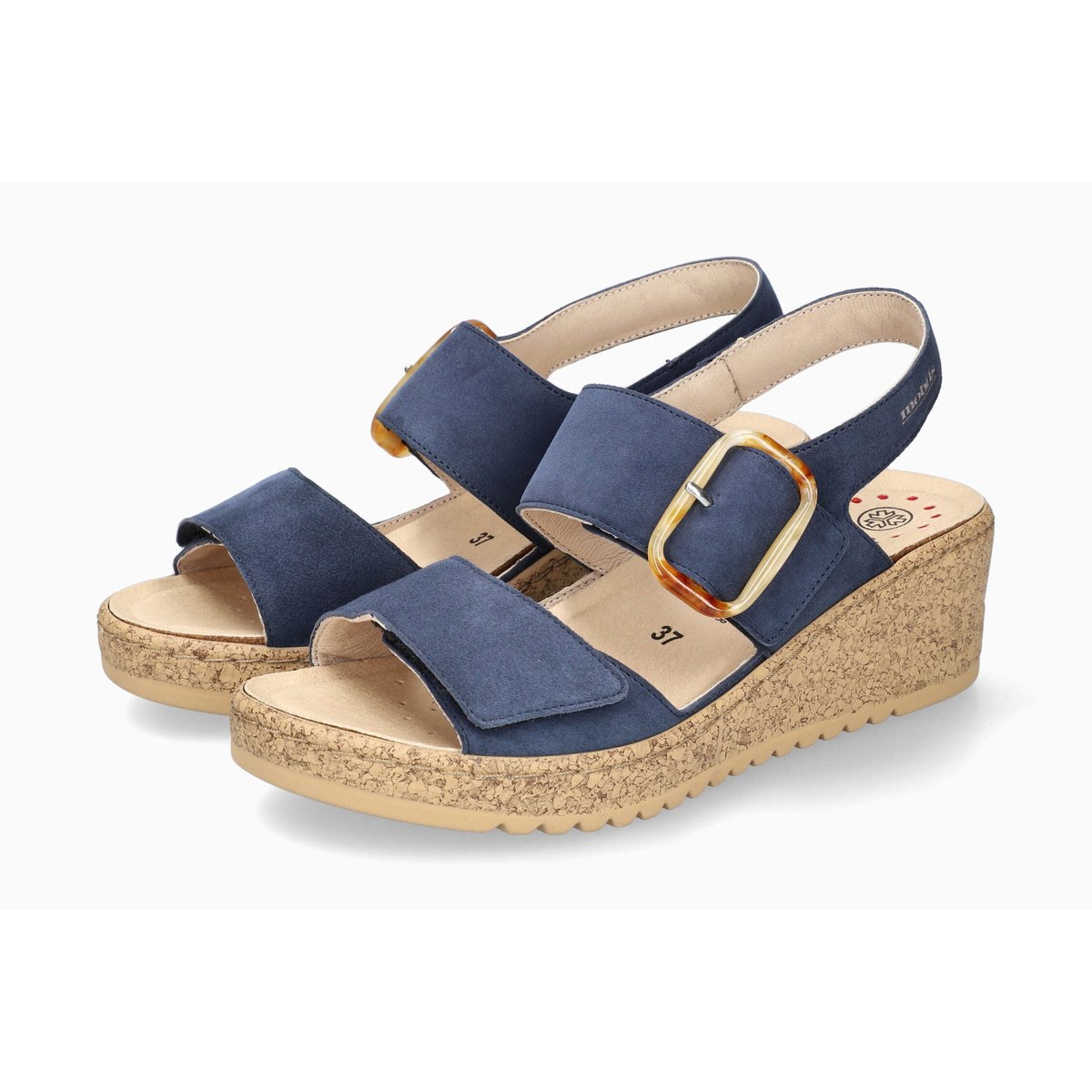 Sandales en cuir NASMA bleu p5145010, MEPHISTO