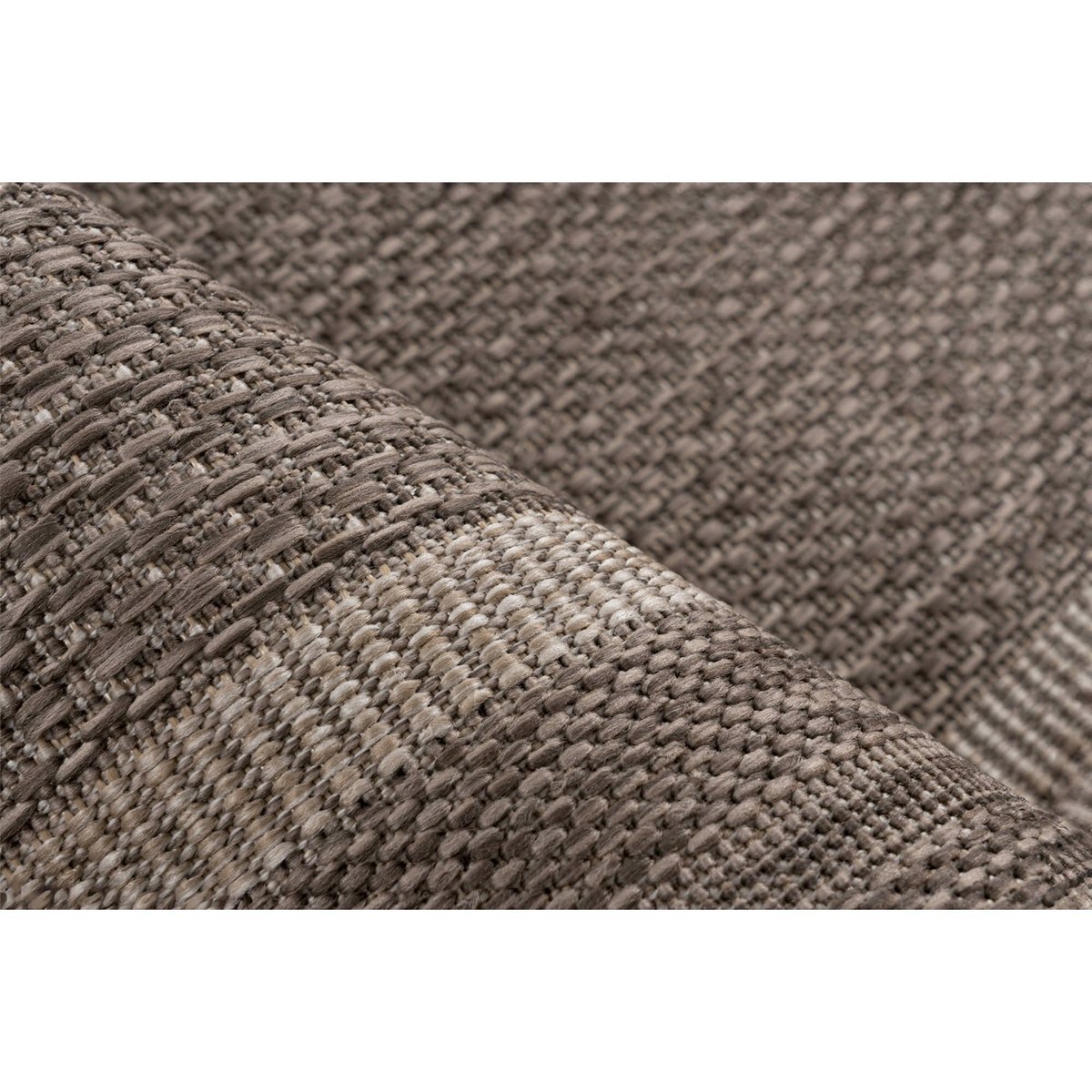 Tapis rectangulaire, Nibru taupe gris chaud chiné, ARTE ESPINA
