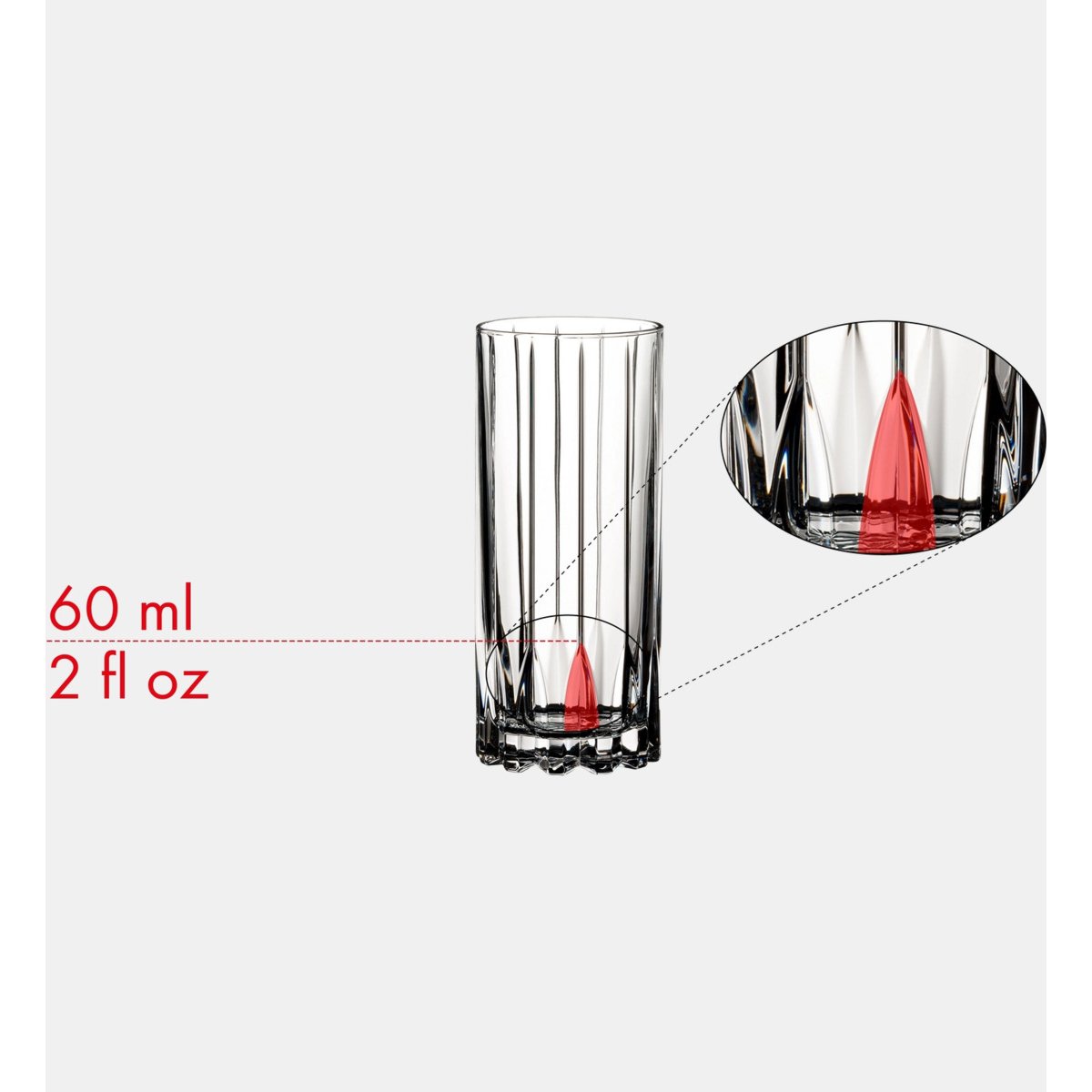 Lot de 2 verres gobelets bar dsg retail highball glass transparent, RIEDEL