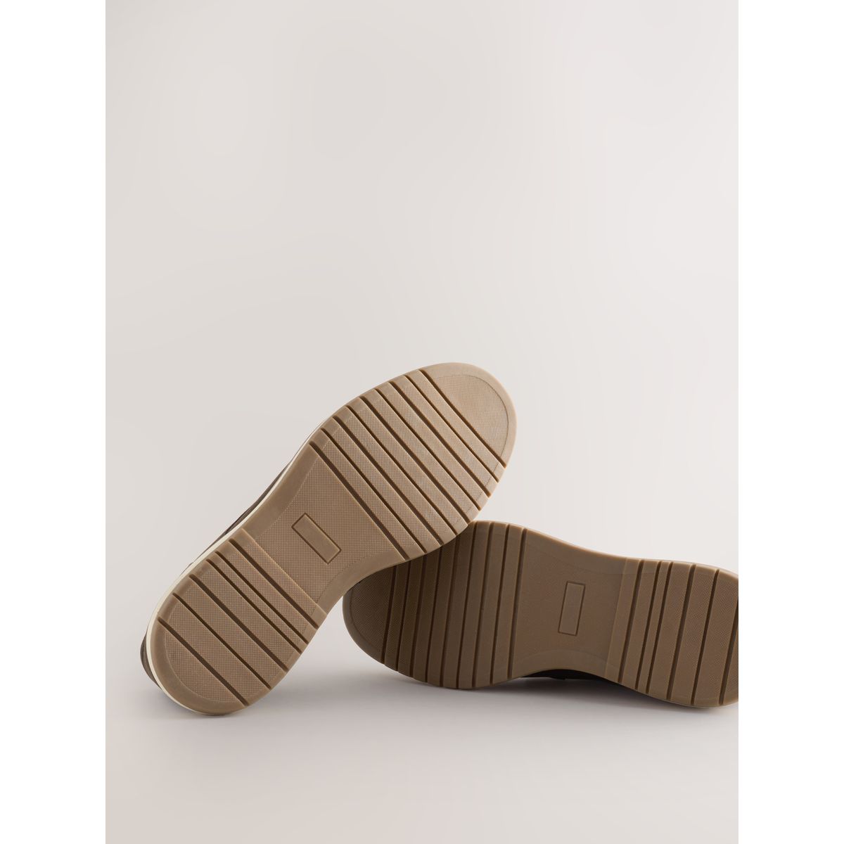 Chaussures derby compensées marron, NEXT