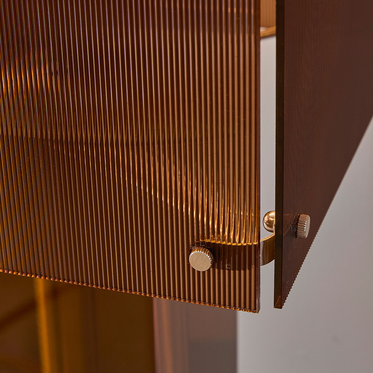 Lampe acrylique colorée, Akrilona marron ambre, AM.PM