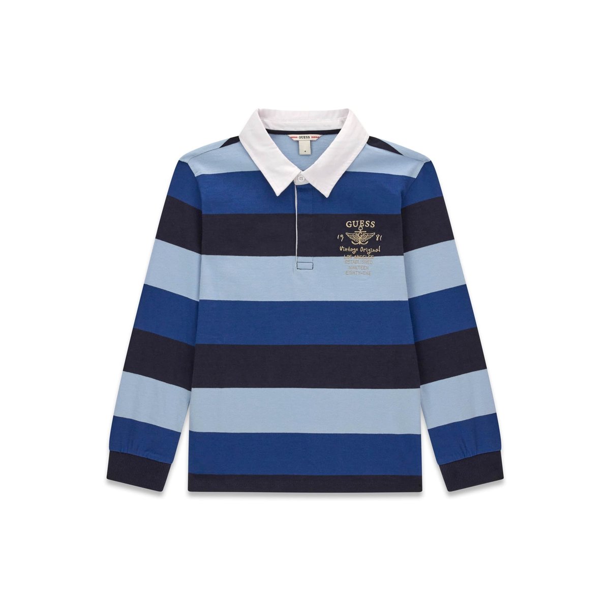 Polo En Jersey À Rayures sm4v, GUESS KIDS