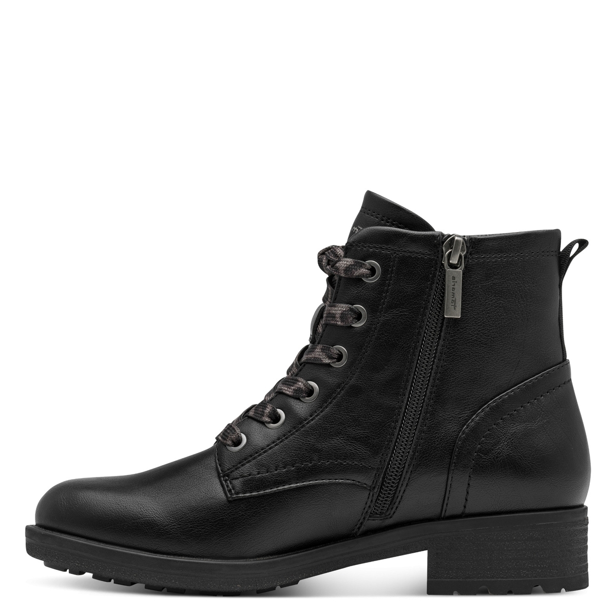 Bottine talon bloc noir, TAMARIS