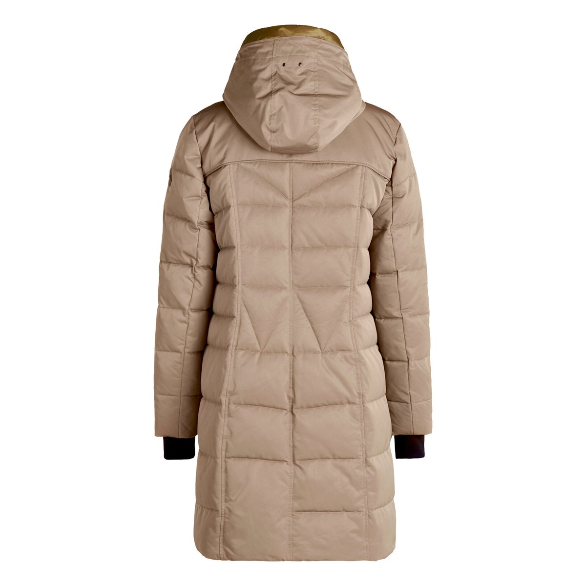 Veste matelassée à capuche marron, GIL BRET