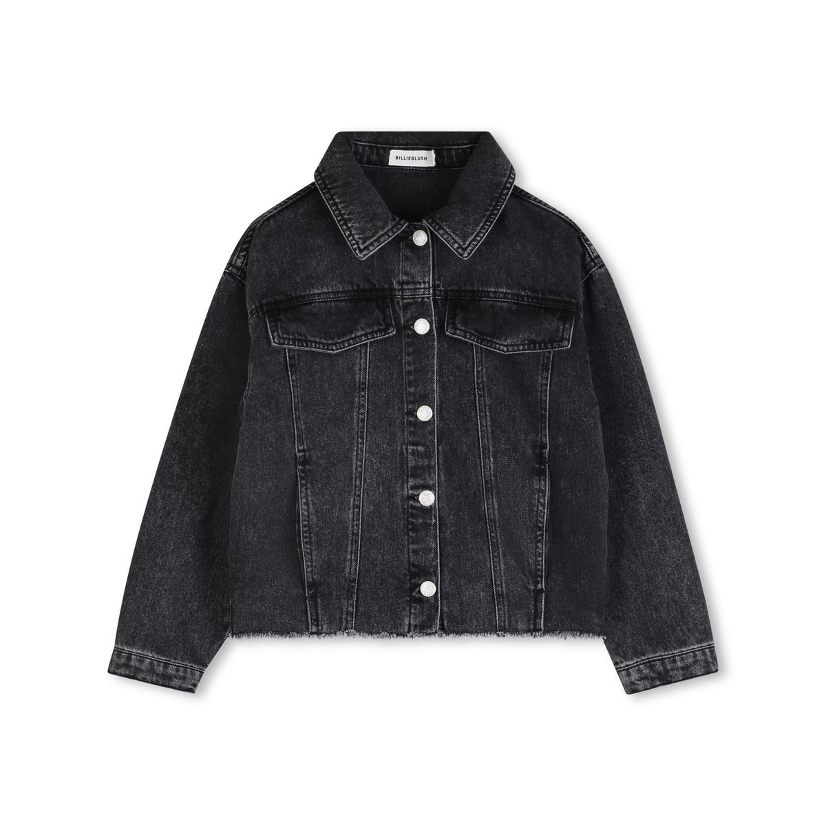 Veste en jean denim gris fonce, BILLIEBLUSH