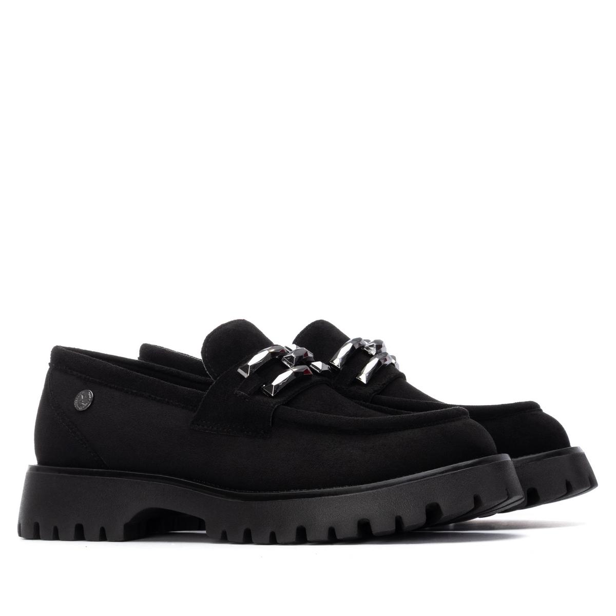 Chaussure Mocassin Plaine Décontractée noir, XTI