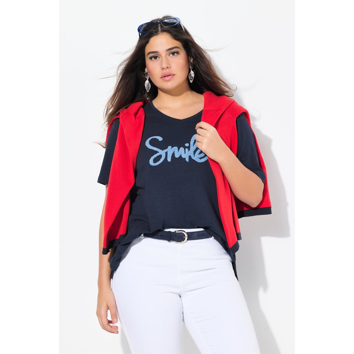T-shirt marine, ULLA POPKEN