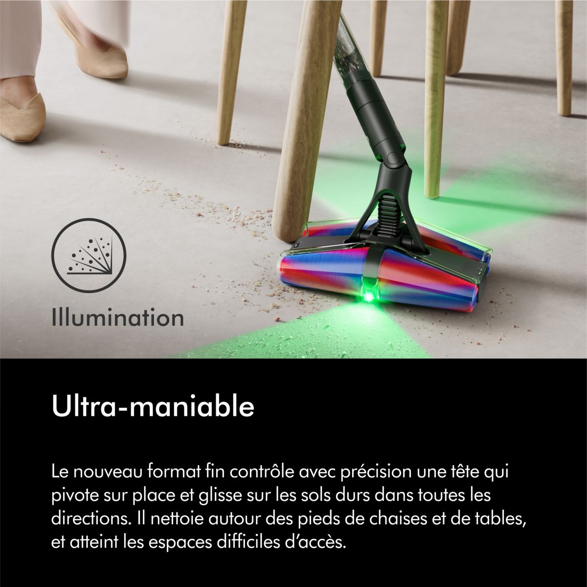 Aspirateur balai PencilVac Fluffycones couleur unique, DYSON