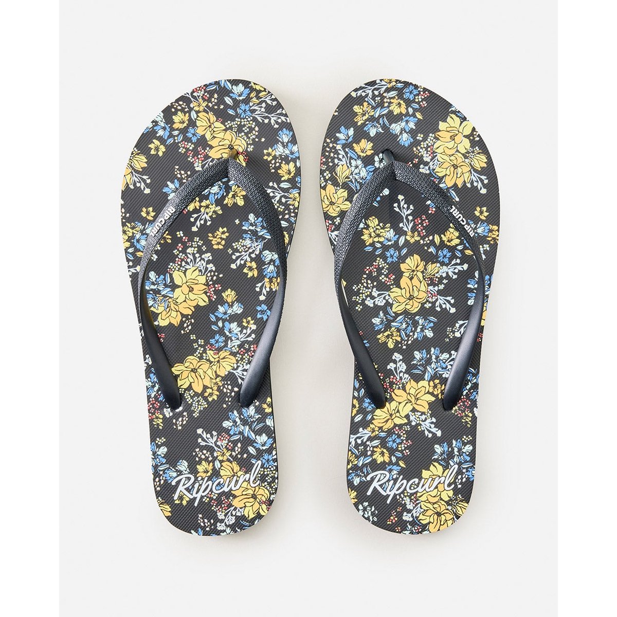 Tongs MIXED noir/jaune, RIP CURL