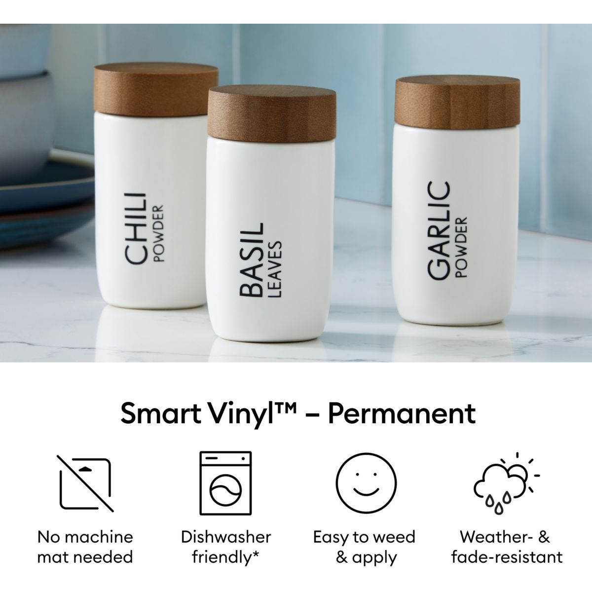 Accessoire Vinyle permanent sans tapis Smart Vinyl couleur unique, CRICUT