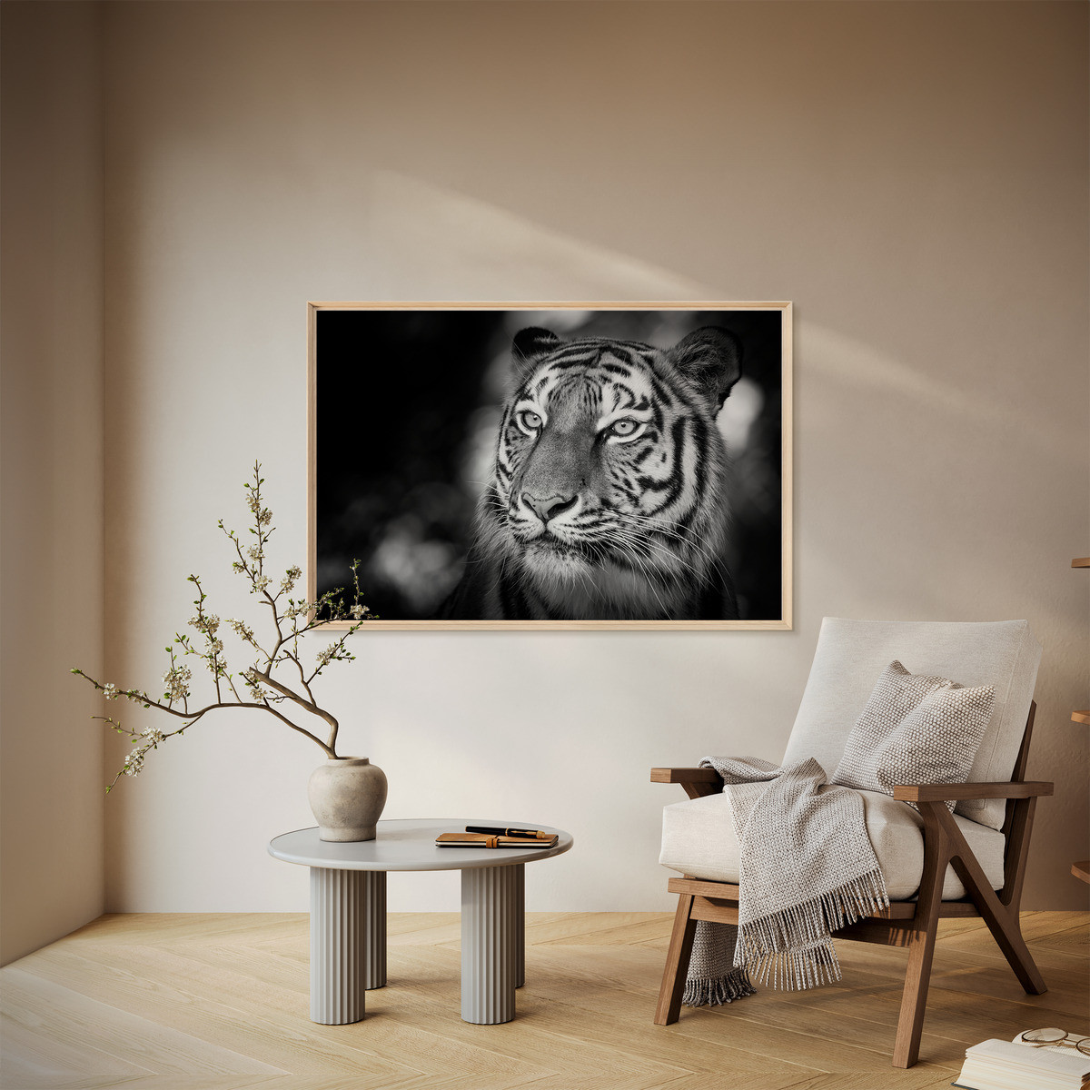 Tableau Mural Encadré Portrait Tigre Sauvage ANIMAUX tableaux encadrés, CEANOTHE