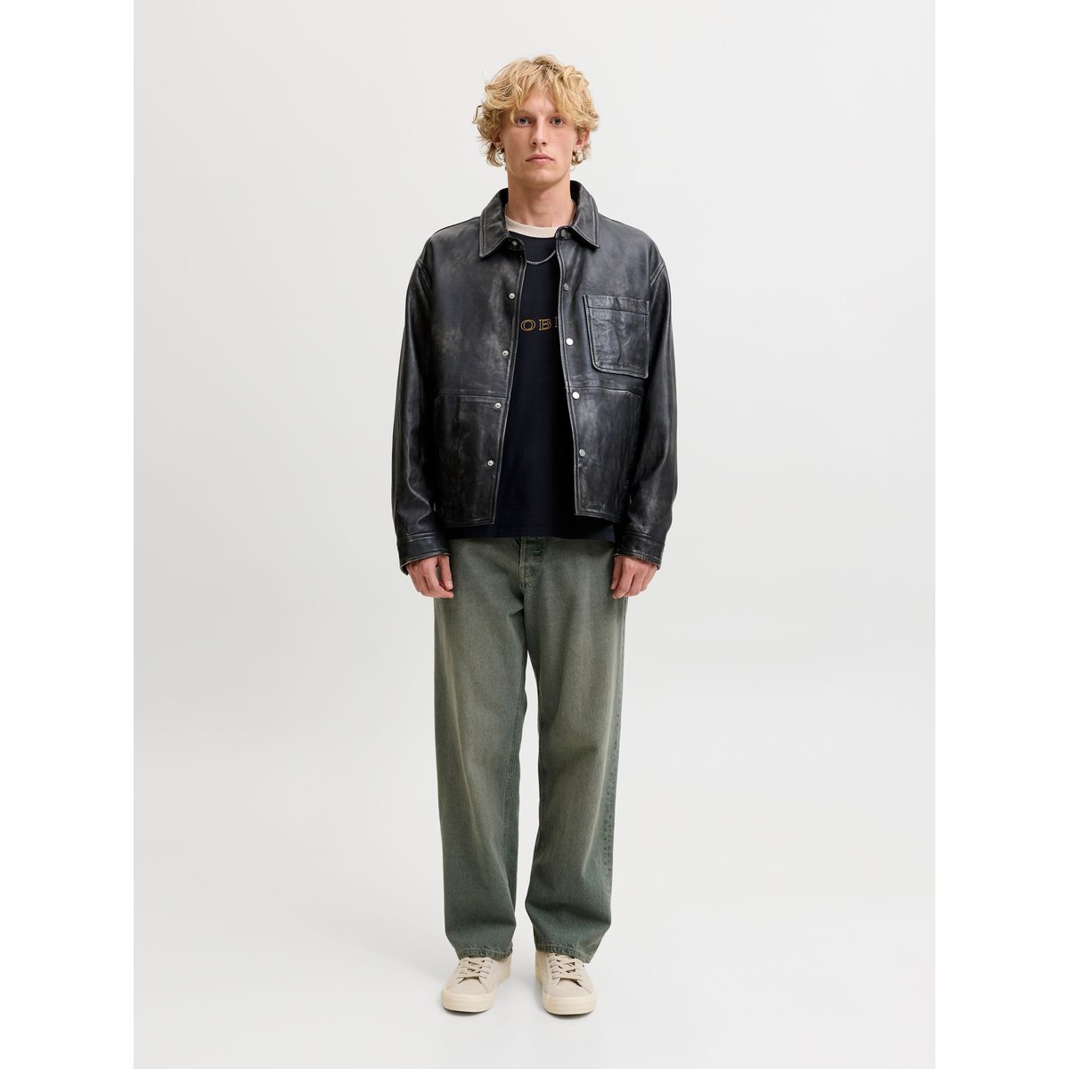 Jean Baggy Fit blue denim, JACK & JONES