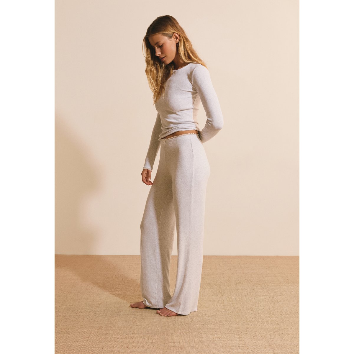 Pantalon de pyjama BASTIEN gris clair, ETAM