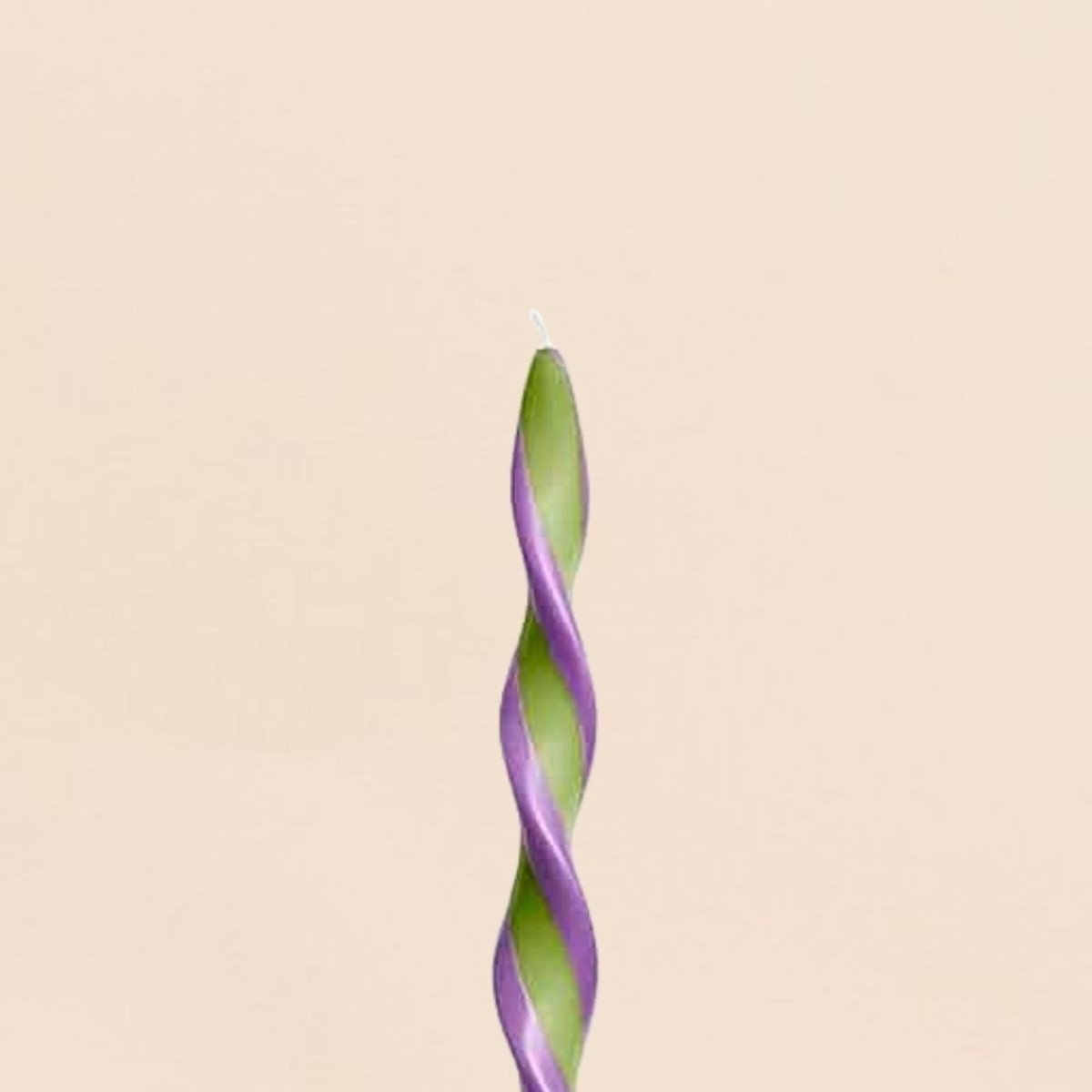 Bougie spirale bicolore 40cm vert, ORIGINALHOME