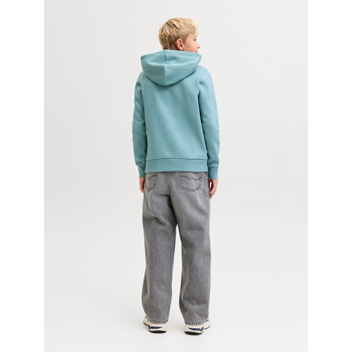 Jean Baggy Fit grey denim, JACK & JONES JUNIOR