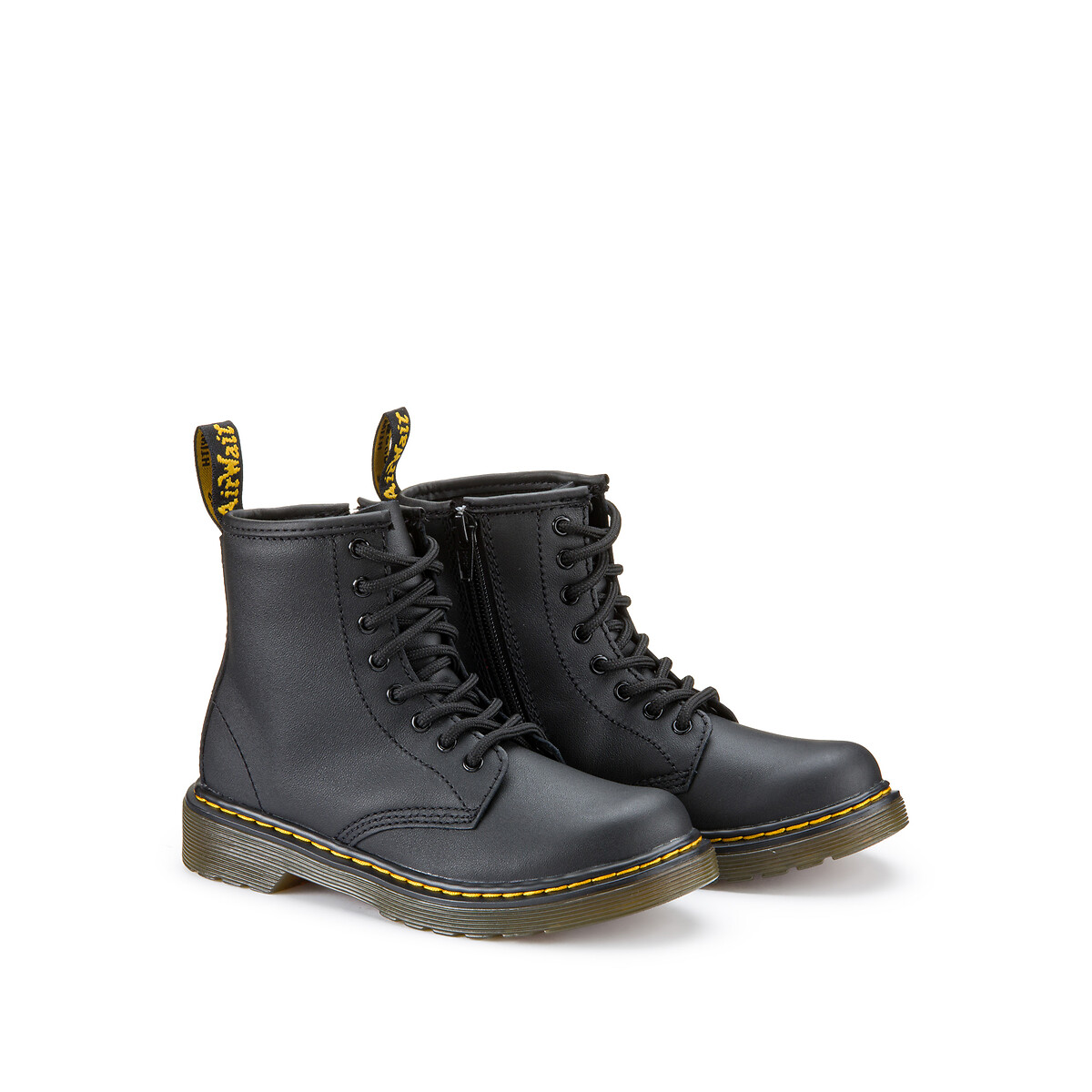 Boots 1460 Junior en cuir Softy T noir, DR. MARTENS