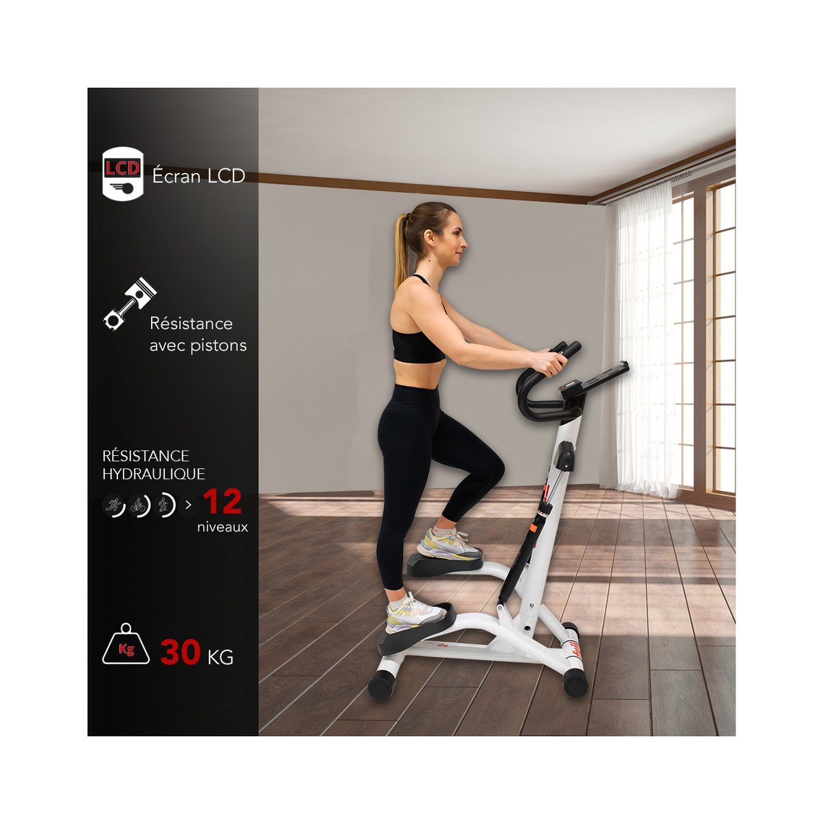 Stepper - FUJI - CARE blanc, CARE FITNESS