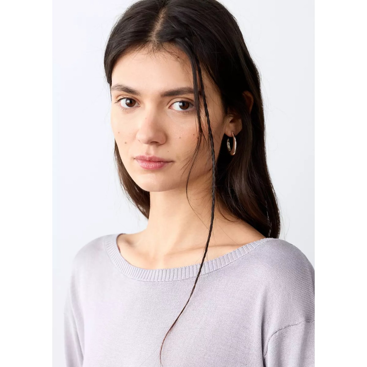 Pull-over col bateau violet clair/pastel, MANGO TEEN